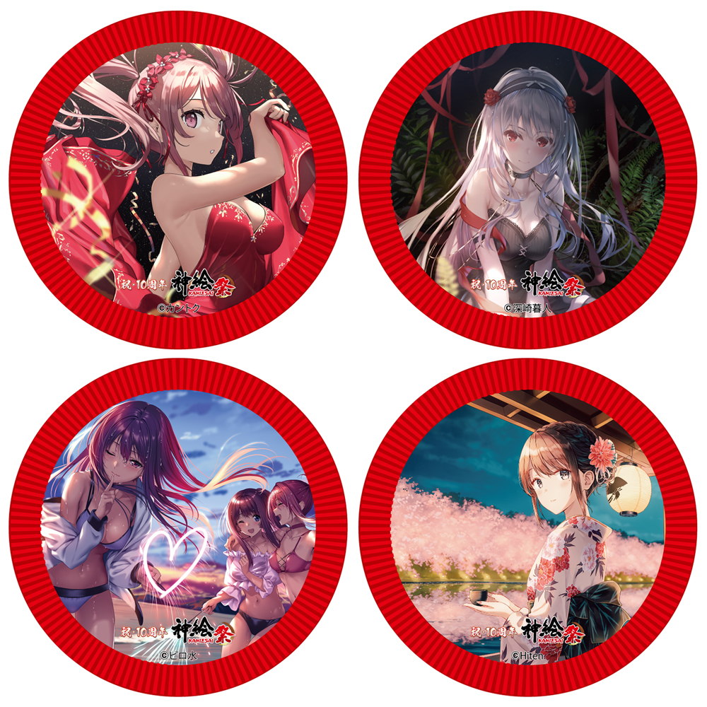 【3月神絵祭新作グッズ】トレーディング缶バッジ