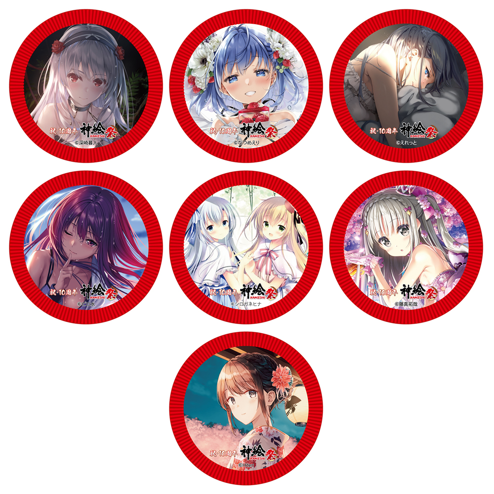 【3月神絵祭新作グッズ】トレーディング缶バッジ