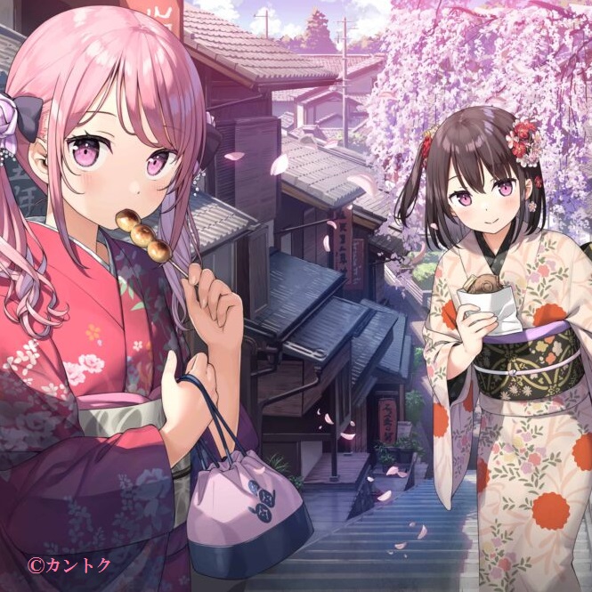 カントク先生 新作版画『花めぐり』
