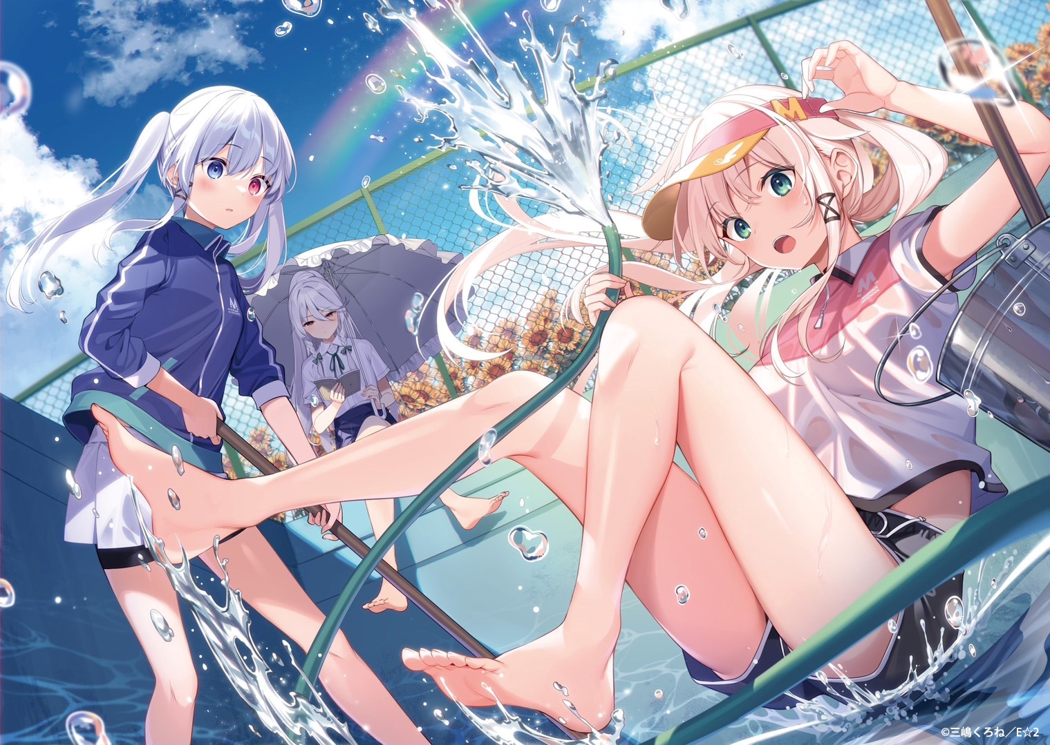 三嶋くろね先生 新作版画情報『アンセリス達の夏休み！』 | 神絵祭2023