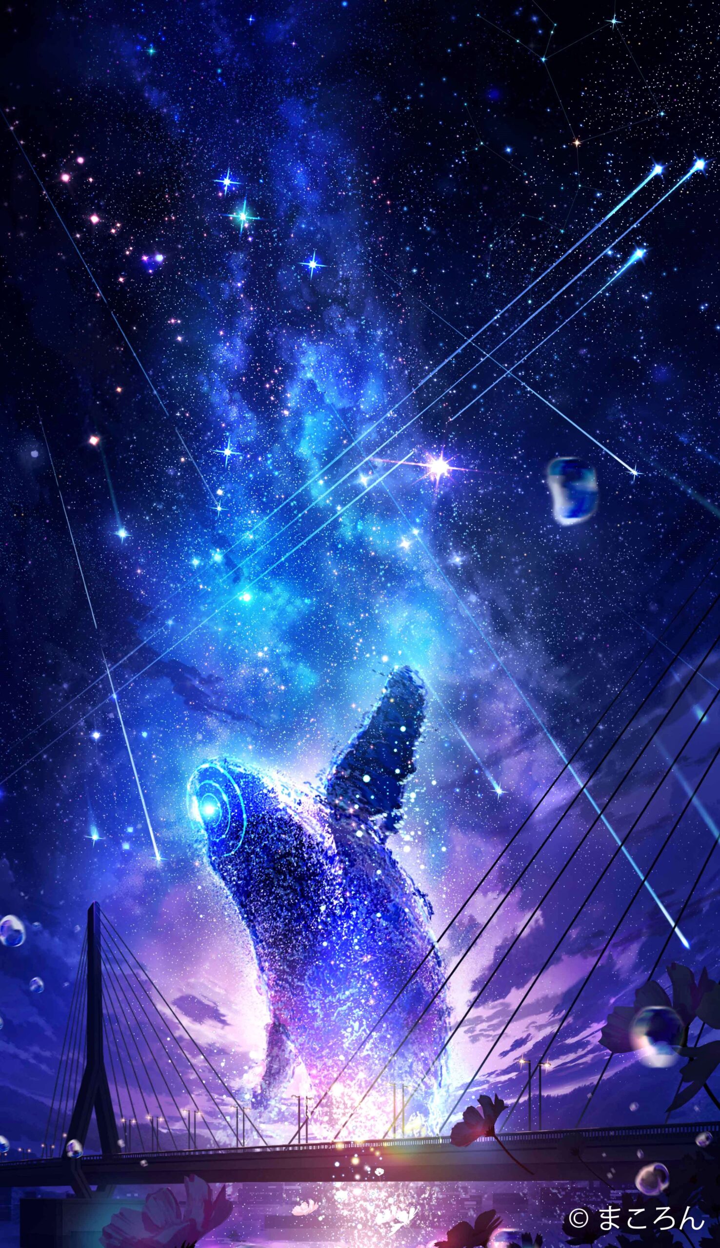 まころん様 本日より！ ☆『見上げれば、クジラ座流星』まころんMVイラスト展