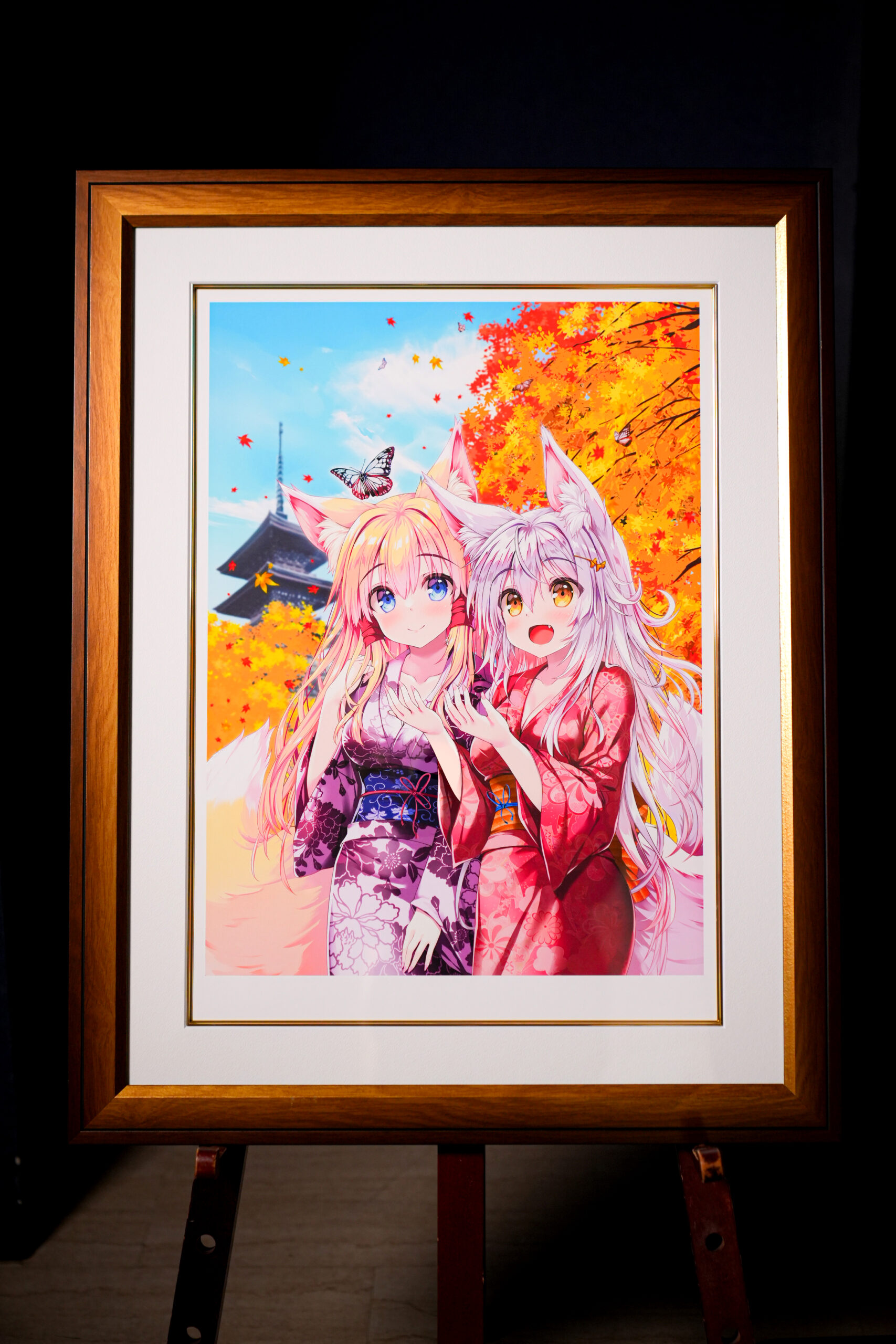 渡り蝶と秋色の邂逅