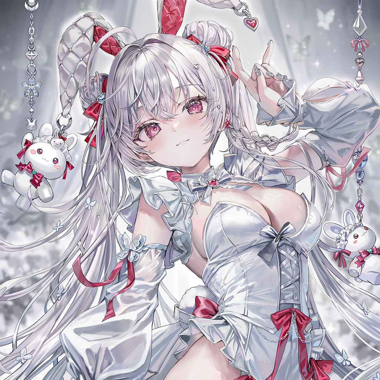 【新作版画紹介】ももこ先生『SNOW RABBIT』