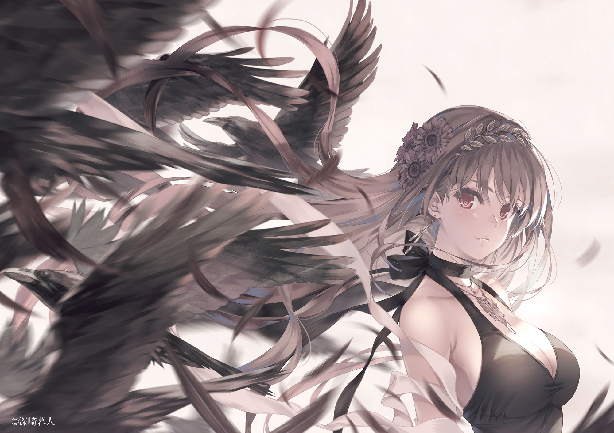 【新作版画紹介】深崎暮人先生『Cradle-CROW』